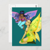 Carte postale Fairies Lil et Trixie (Devant / Derrière)