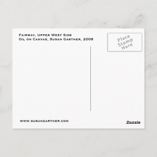 Carte postale Fairway (Dos)