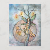 Carte postale Fairy and Cat de Molly Harrison (Devant)