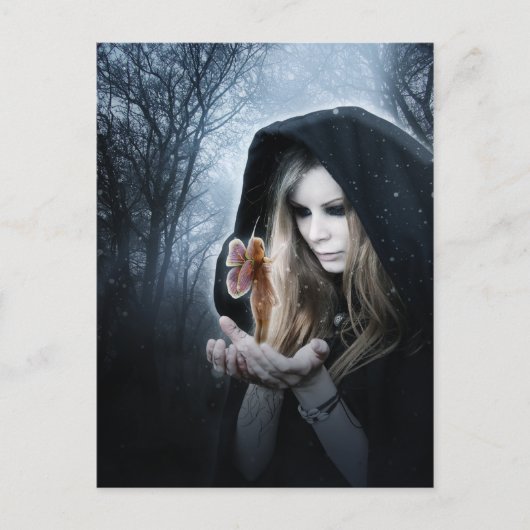 Carte Postale Fairy and Girl (Devant)