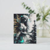 Carte Postale Fairy and her Christmas Tree Glitch (Debout devant)
