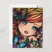 Carte postale Fairy April (Devant / Derrière)