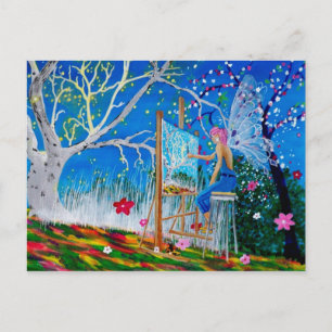 Carte Postale Fairy Artist Faery