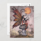 Carte postale Fairy Automne par Molly Harrison (Devant / Derrière)