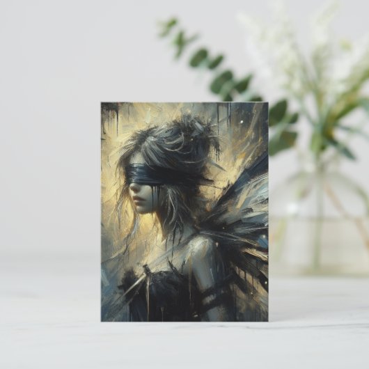 Carte Postale Fairy Blindfoled (Debout devant)