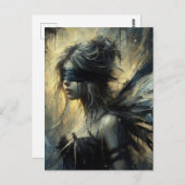 Carte Postale Fairy Blindfoled (Devant / Derrière)