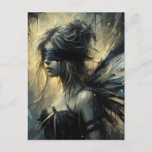 Carte Postale Fairy Blindfoled (Devant)