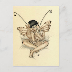 Carte postale Fairy Boy Bunny