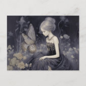 Carte Postale Fairy Butterfly Garden Dreamland (Devant)