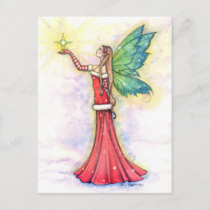 Carte postale Fairy Christmas par Molly Harrison