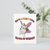 Carte Postale Fairy Corgi Howl-o-ween (Debout devant)