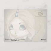 Carte postale Fairy Dragon vert (Dos)