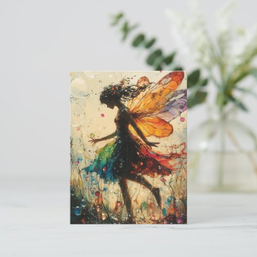 Carte Postale Fairy Fantasy with Bubbles (Debout devant)