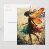 Carte Postale Fairy Fantasy with Bubbles (Devant / Derrière)