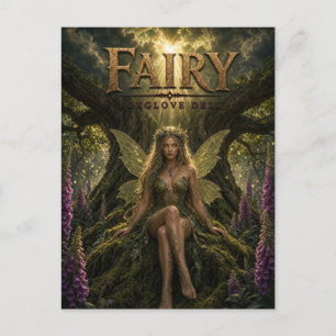 Carte Postale Fairy Foxglove Dell Dark Cinéma