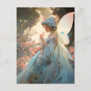 Carte Postale Fairy Girl'Imaginaire Art
