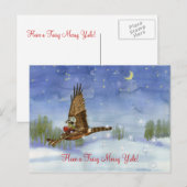 Carte postale Fairy Hawk Yule (Devant / Derrière)