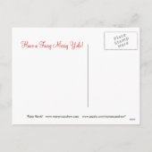 Carte postale Fairy Hawk Yule (Dos)