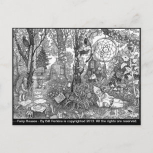 Carte postale Fairy Houses