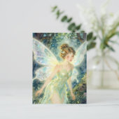 Carte Postale Fairy in a Green Dress (Debout devant)