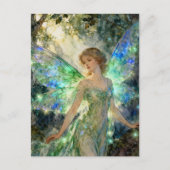 Carte Postale Fairy in a Green Dress (Devant)