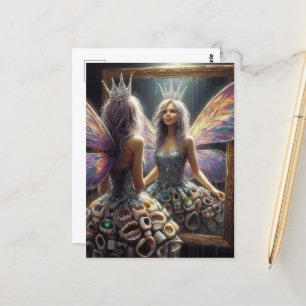 Carte Postale Fairy in her Denture Dress