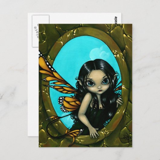 Carte postale "Fairy in My Window" (Devant / Derrière)