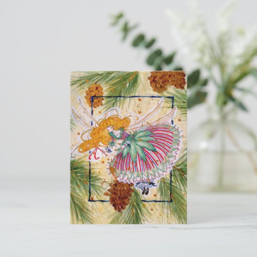 Carte postale Fairy Noël (Debout devant)