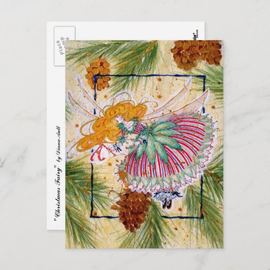 Carte postale Fairy Noël (Devant / Derrière)