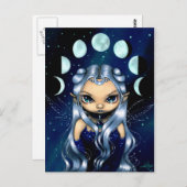 Carte postale "Fairy of the Changing Moons" (Devant / Derrière)