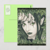 Carte postale Fairy of the Dark Forest (Devant / Derrière)