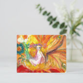 Carte Postale FAIRY OF THE FLOWERS Red Yellow Imaginaire (Debout devant)