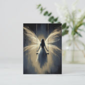 Carte Postale Fairy on a Swing at Night (Debout devant)