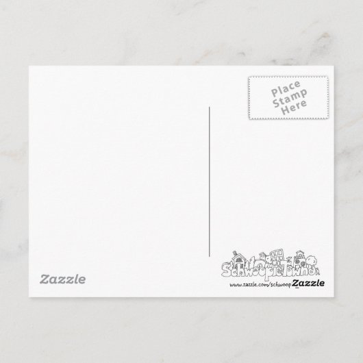 Carte postale Fairy Party (Dos)