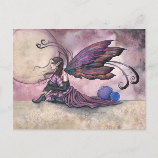 Carte postale Fairy Summer Moon par Molly Harrison (Devant)