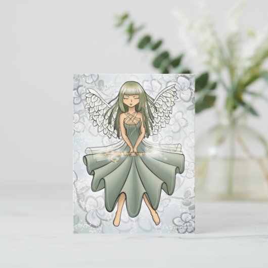 Carte postale - Fairy Summoning Spring Design (Debout devant)