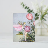 Carte postale Fairy Tulips Vintage Illustration (Debout devant)