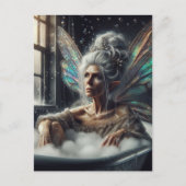 Carte Postale Fairy Woman Bain (Devant)