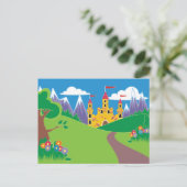 Carte Postale Fairytale Castle Kids (Debout devant)