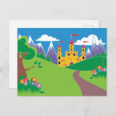 Carte Postale Fairytale Castle Kids (Devant / Derrière)