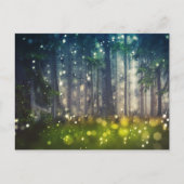 Carte Postale Fairytale Forest Tree Nature Paysage Art (Devant)