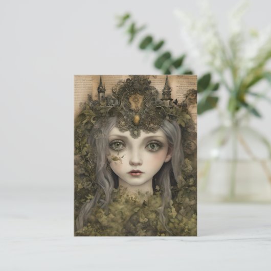 Carte Postale Fairytale Moss Princess (Debout devant)