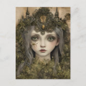 Carte Postale Fairytale Moss Princess (Devant)