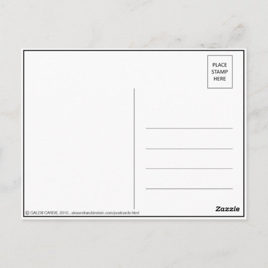 CARTE POSTALE FAIS DE MOI UN SANDWICH (Dos)