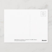 Carte Postale Faisan d'or dans la neige, Jakuchū (Dos)