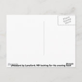 Carte Postale faisan le soir (Dos)