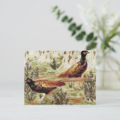 Carte Postale Faisans ordinaires de Maurice Pillard Verneuil (Debout devant)