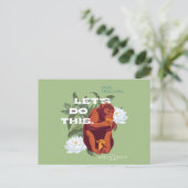 Carte Postale "Faisons ça" Singe - Le Lotus Blanc (Debout devant)