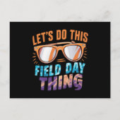 Carte Postale Faisons ce champ de jour de lunettes de soleil Ens (Devant)