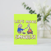 Carte Postale Faisons des S'mores ! (Debout devant)